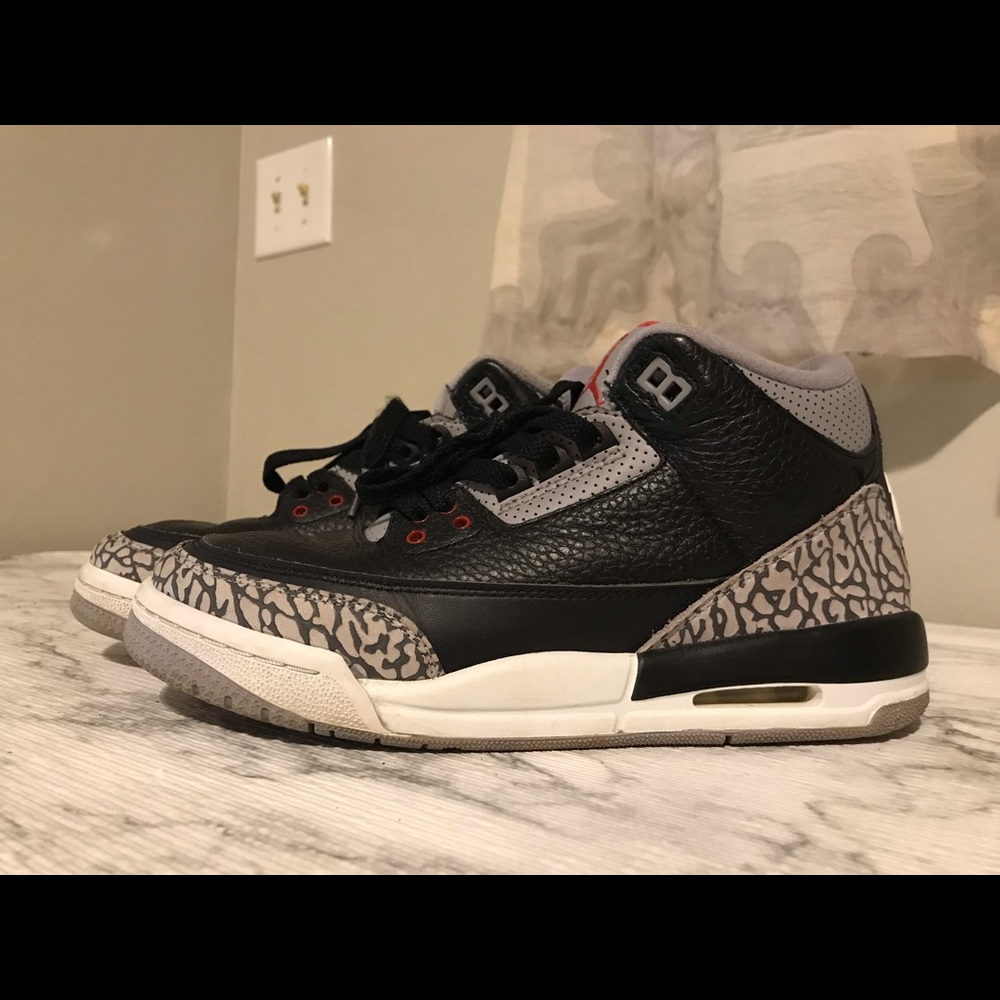 Black cement 3’s